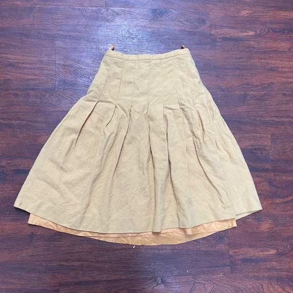 Billy Bonny Vintage Skirt Mustard Yellow Wool - Picture 2 of 5